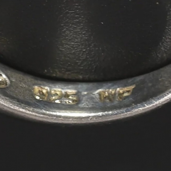 CHAPAL ZENRAY CZ Cubic Zirconia Solitaire Ring Size 6.5 - 2.5g Sterling VTG - Picture 2 of 4